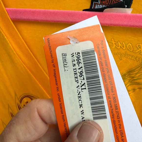 🧡🔥 Harley-Davidson Women’s V-Neck Long Sleeve Tee 🔥🧡
Size: XXL | NWT - Picture 7 of 8